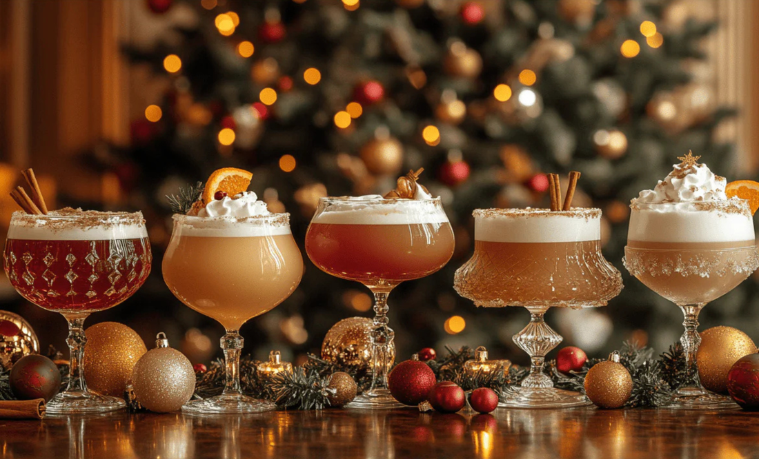 Christmas Cocktails and Dishes
