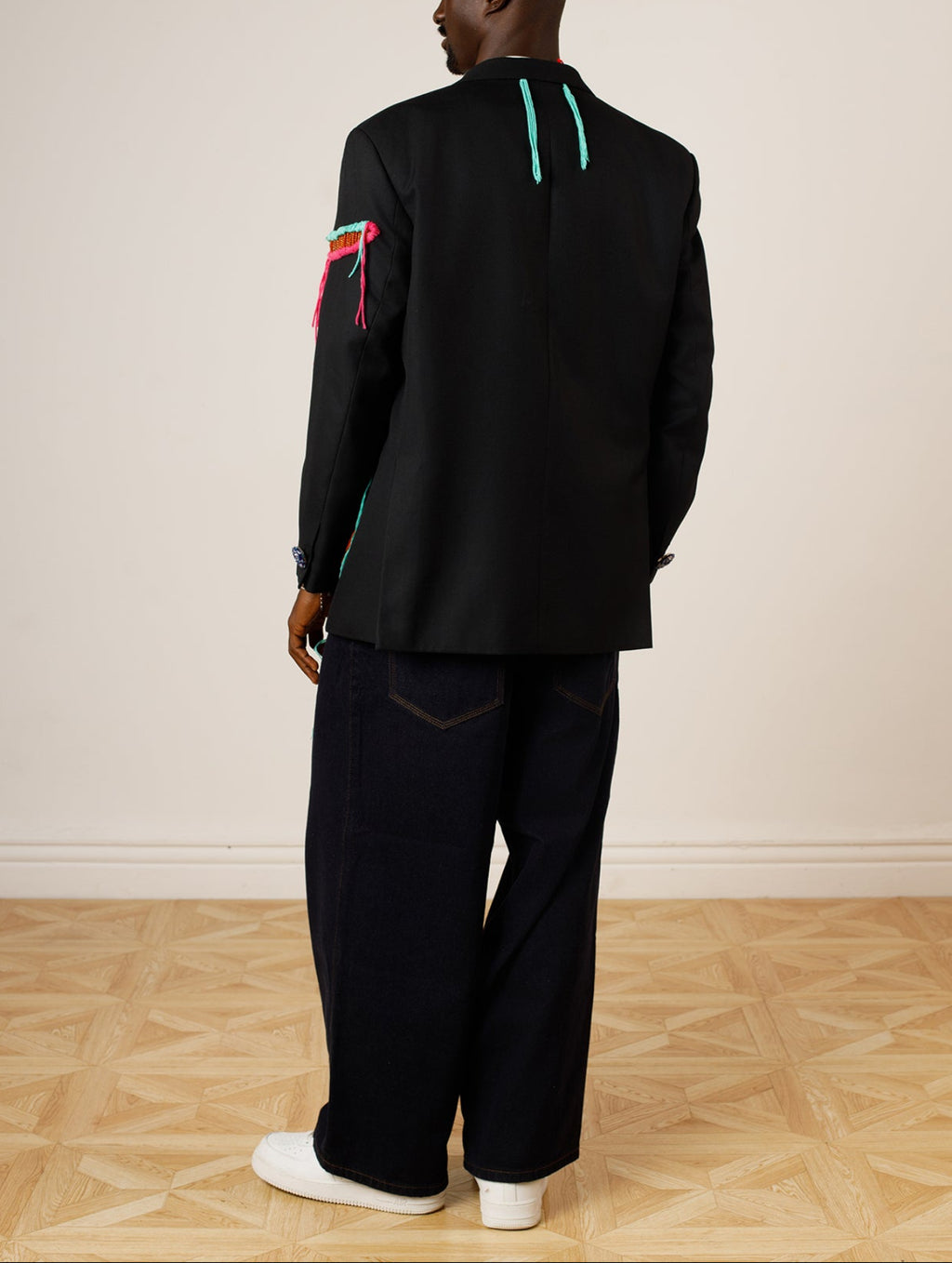 Threaded Emoji Face Jacket