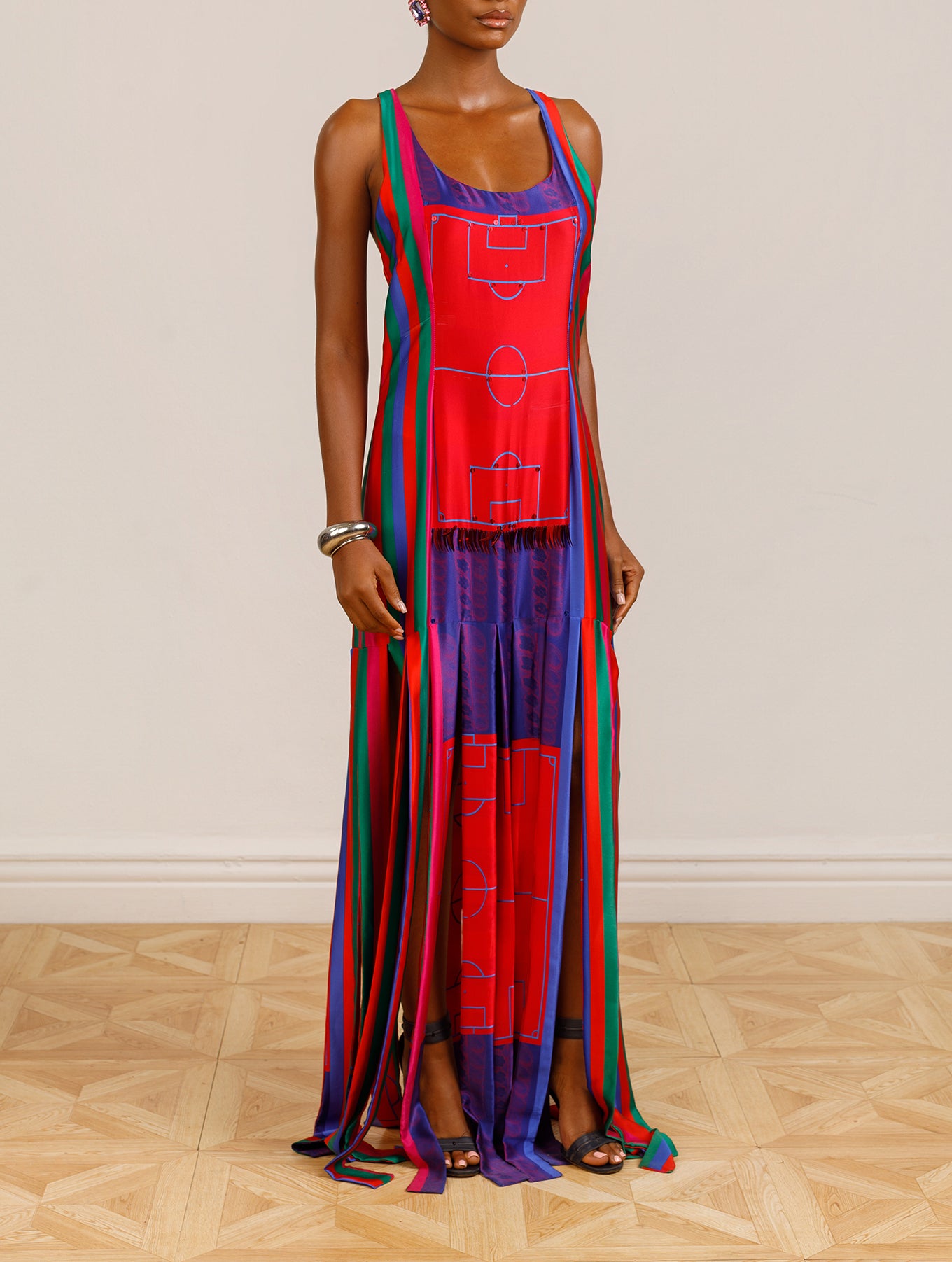 Silk Fringe Dress
