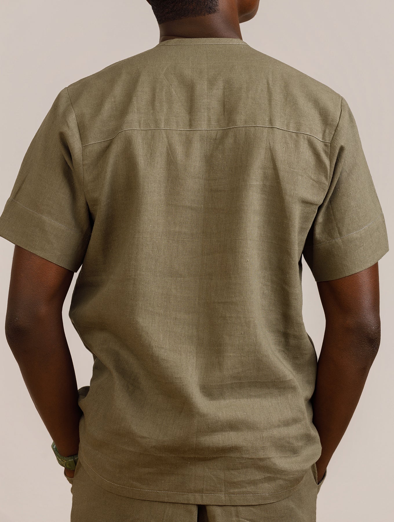 Ebuka Linen Set in Green