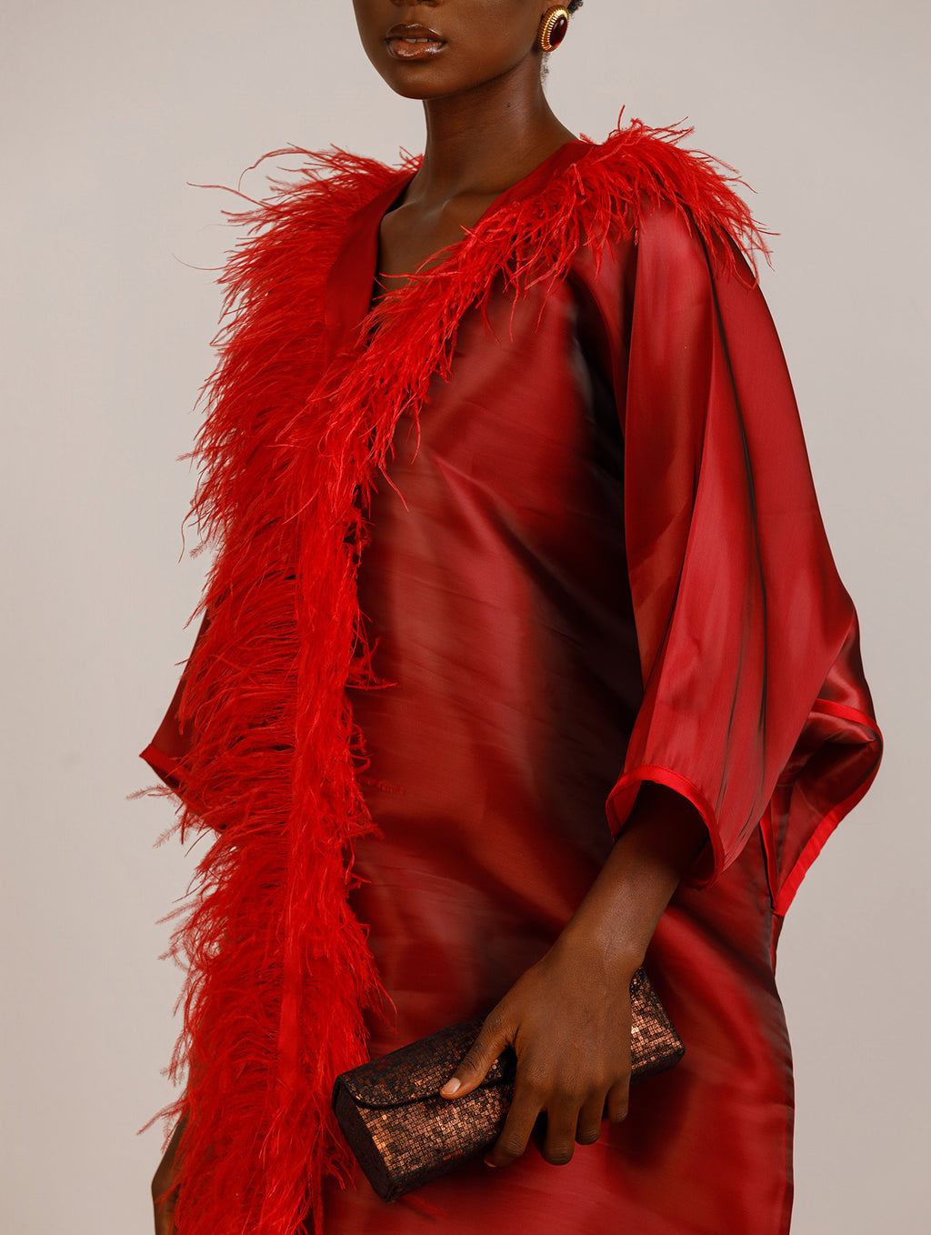 The Asabi Ruby Kaftan