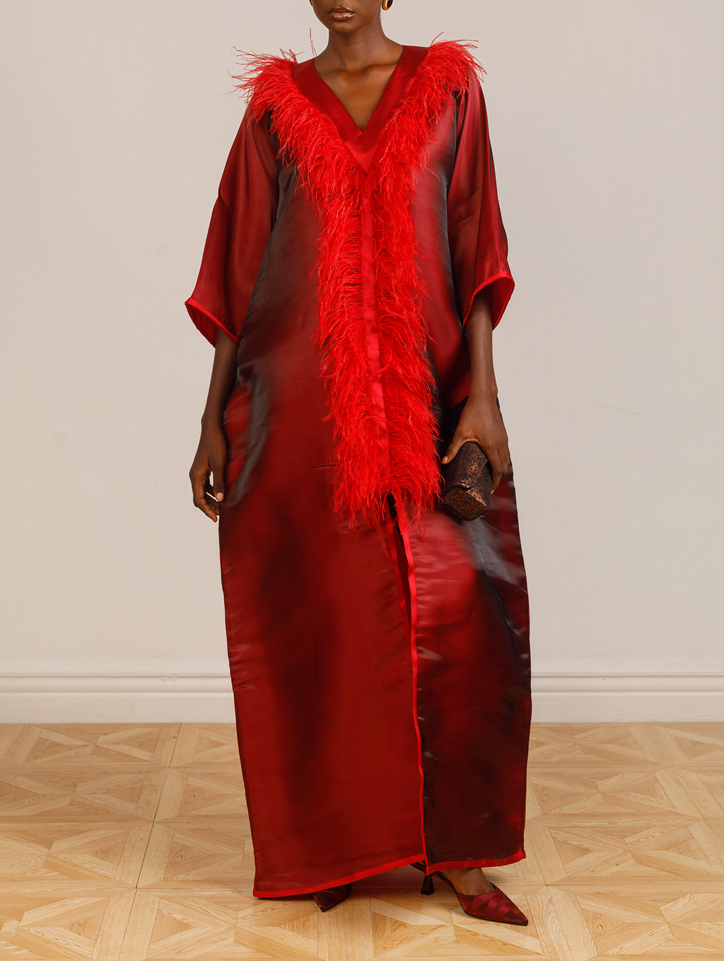 The Asabi Ruby Kaftan