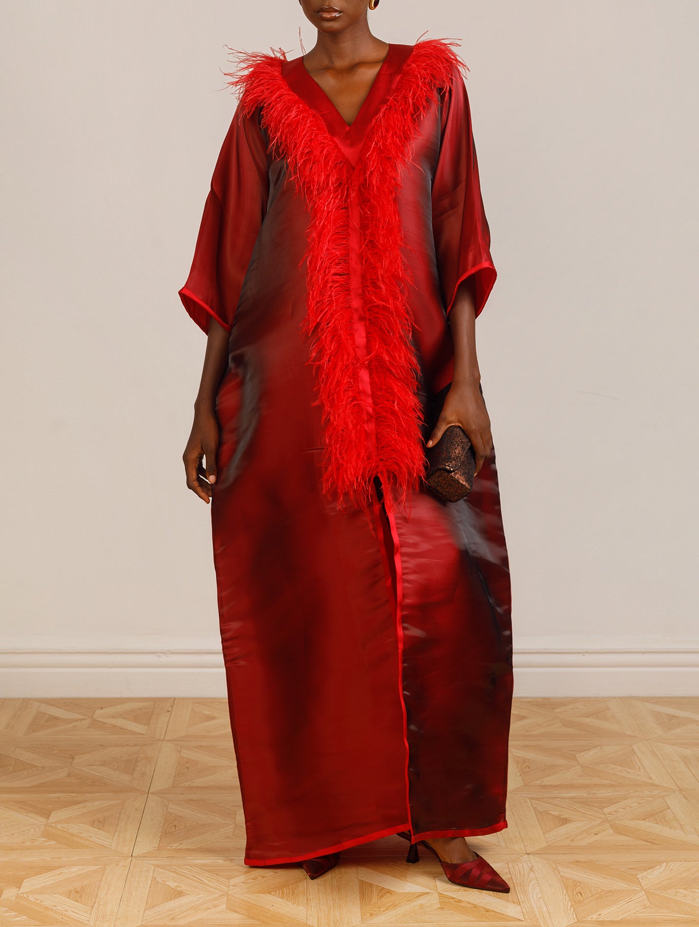 The Asabi Ruby Kaftan