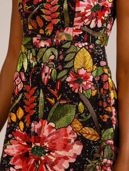 Beaded Short Dress