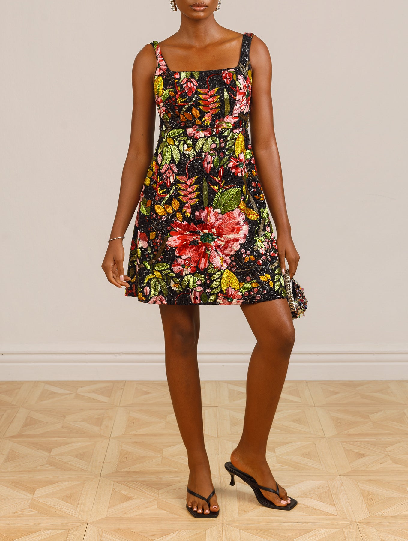 Beaded Short Dress
