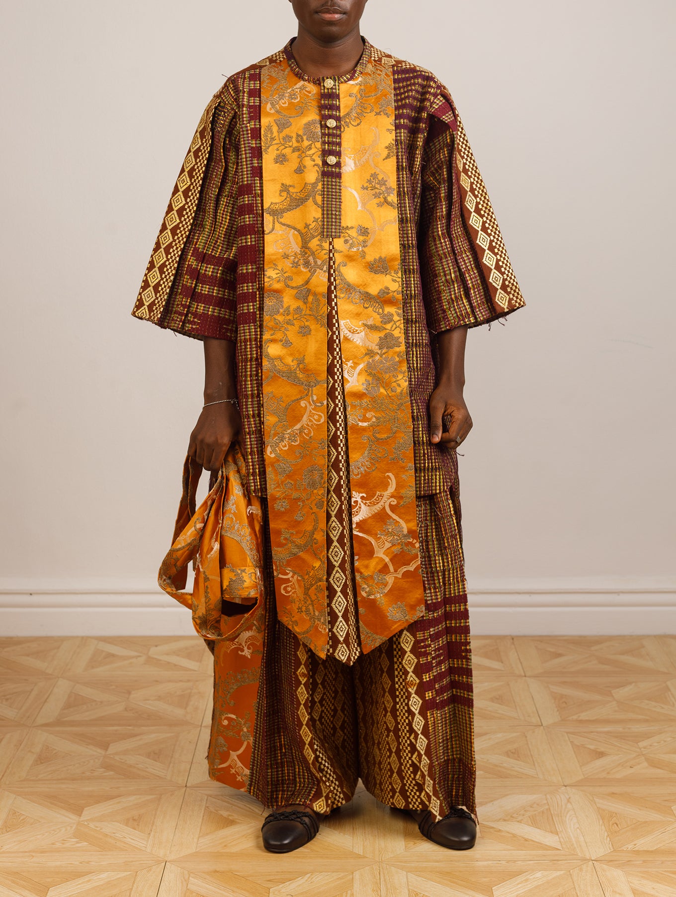 Ijaye Wine and Orange  Set