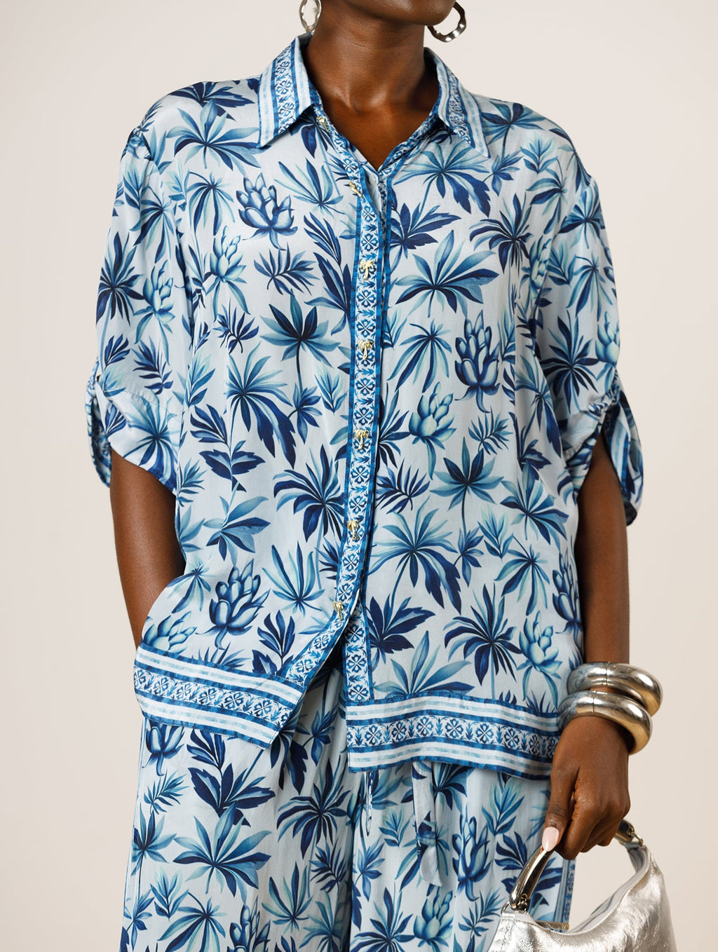 Sola Shirt in Sky Blue