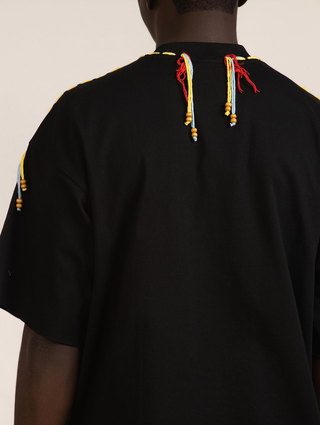 Ian Carson Beaded Button Tee