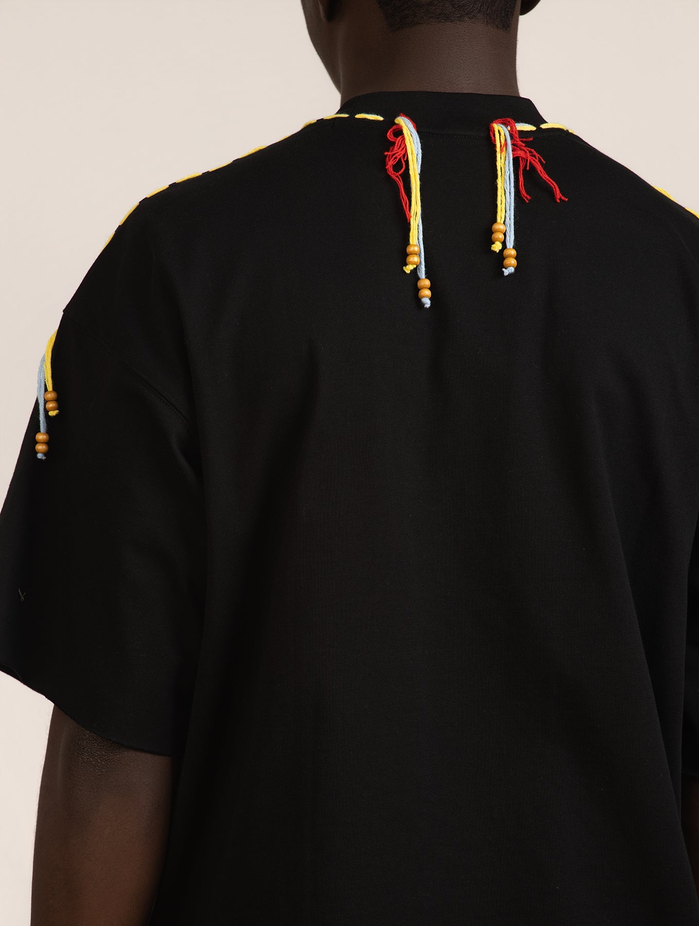 Ian Carson Beaded Button Tee