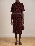Scissors Crop Top and Skirt Set