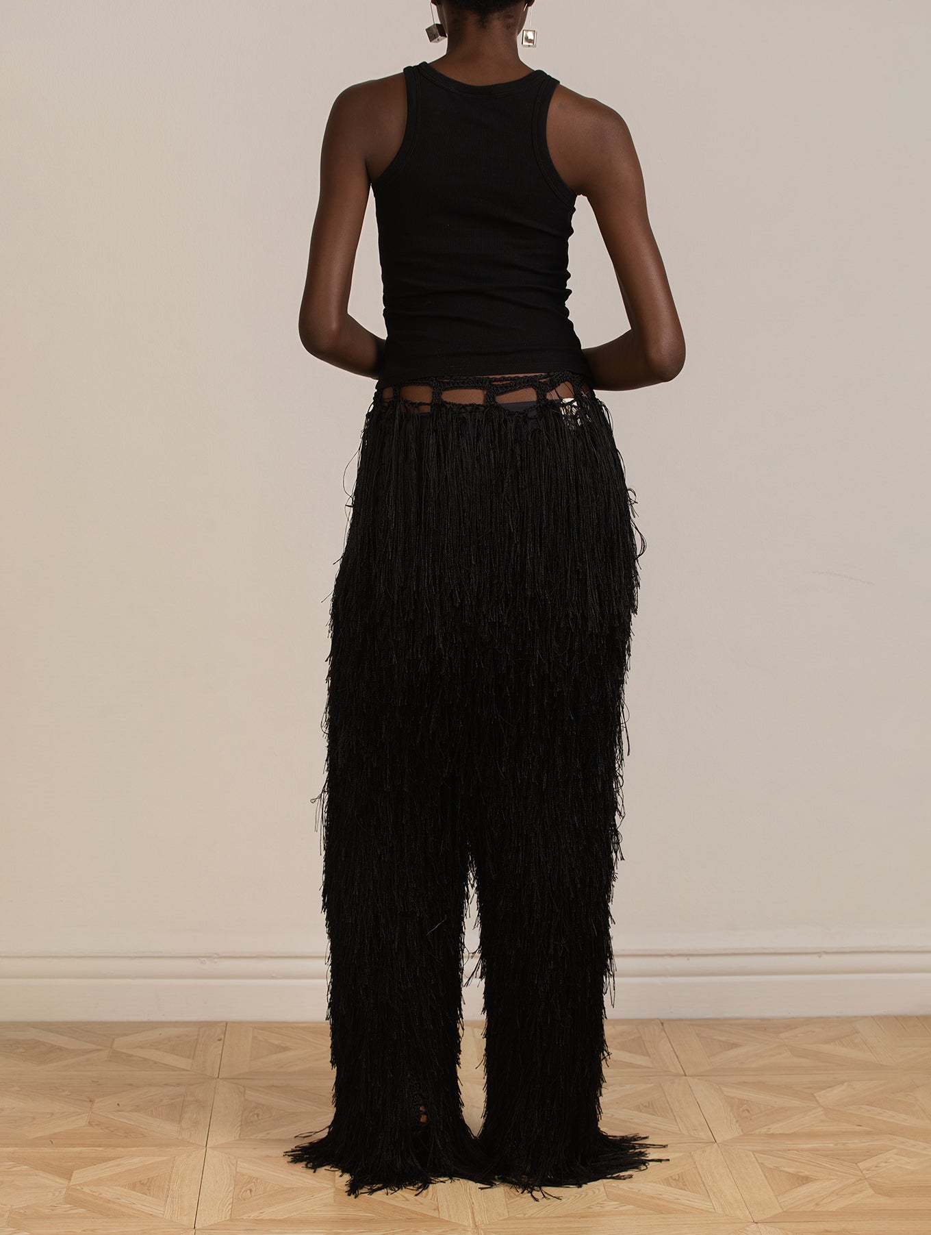Crochet Fringed Trouser