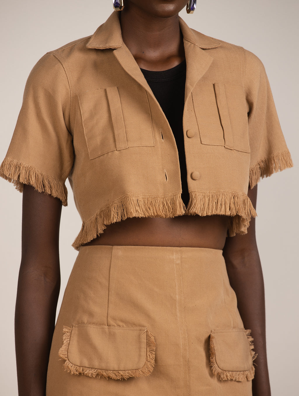 Yomavu Cropped Shirt
