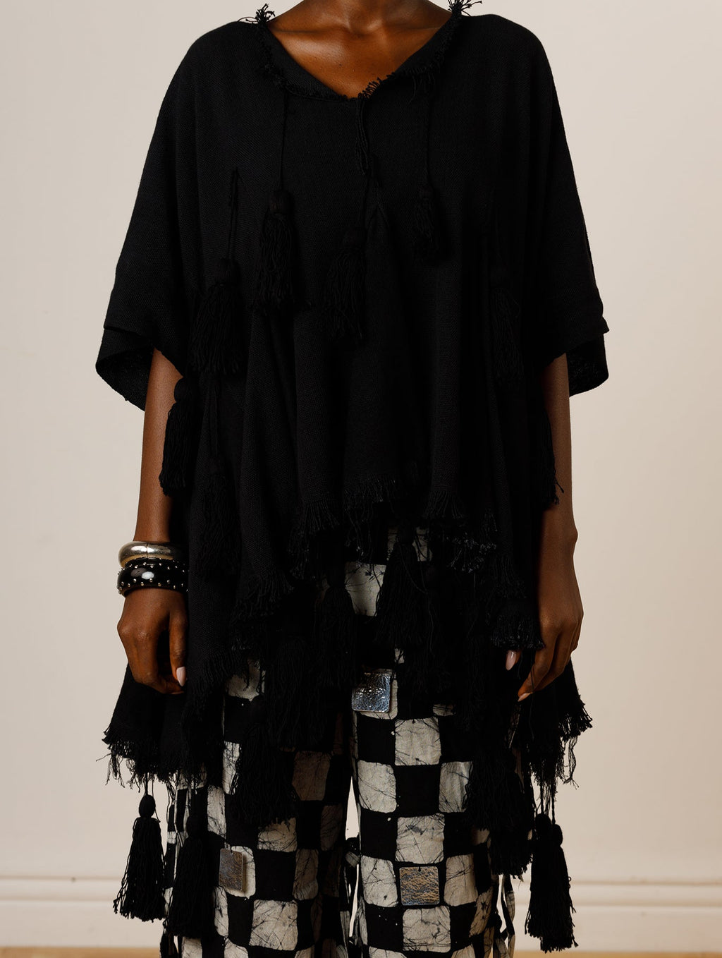 Smock Tassel Top