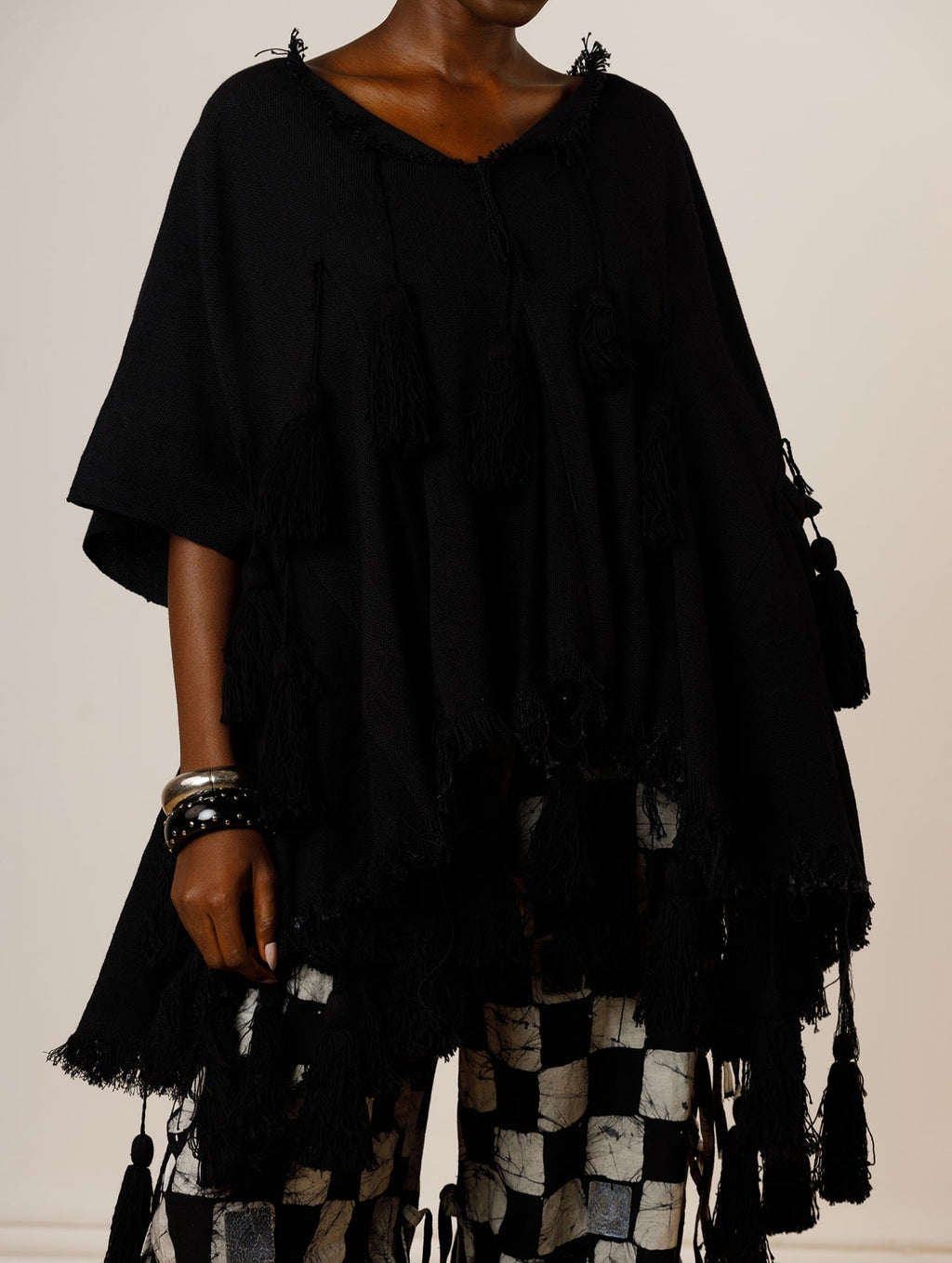 Smock Tassel Top