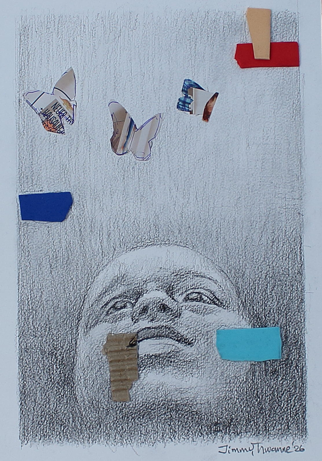 Three Little Dreams (Charcoal)